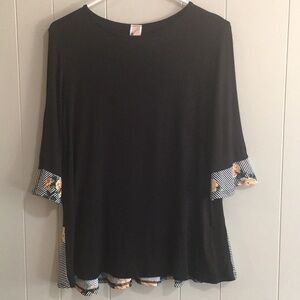 Evelie Floral 3/4 Sleeve Top Size M